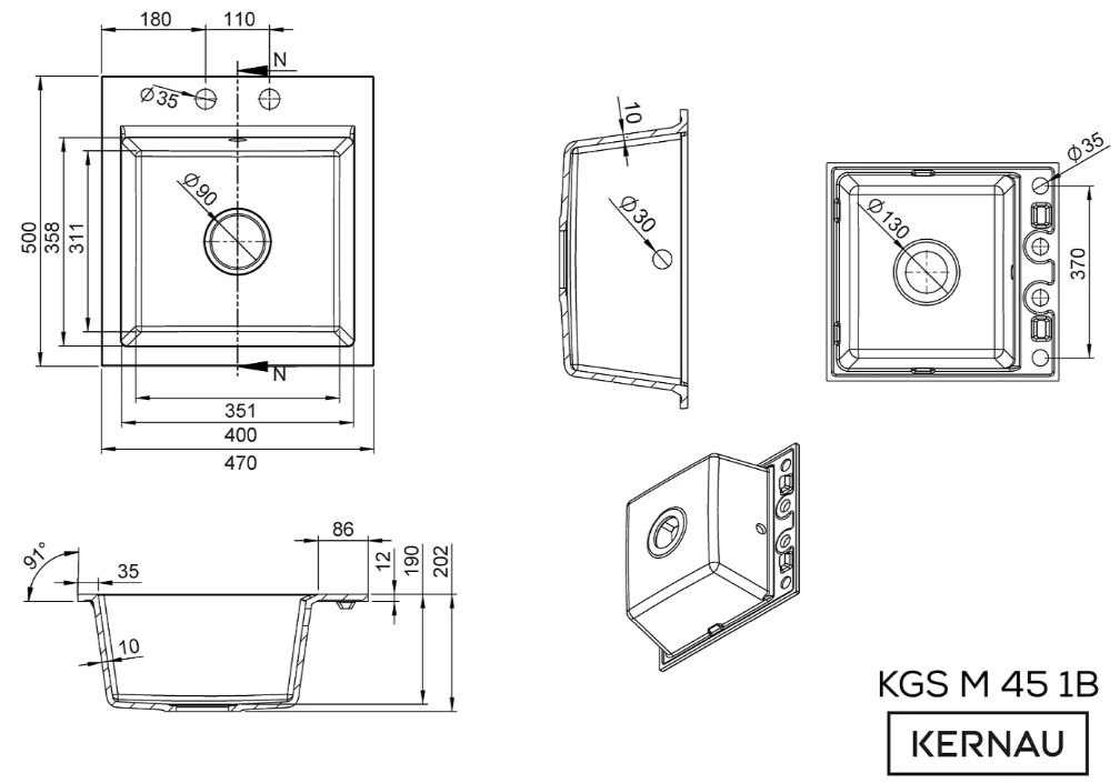 KGS M 45 1B Natural Beige